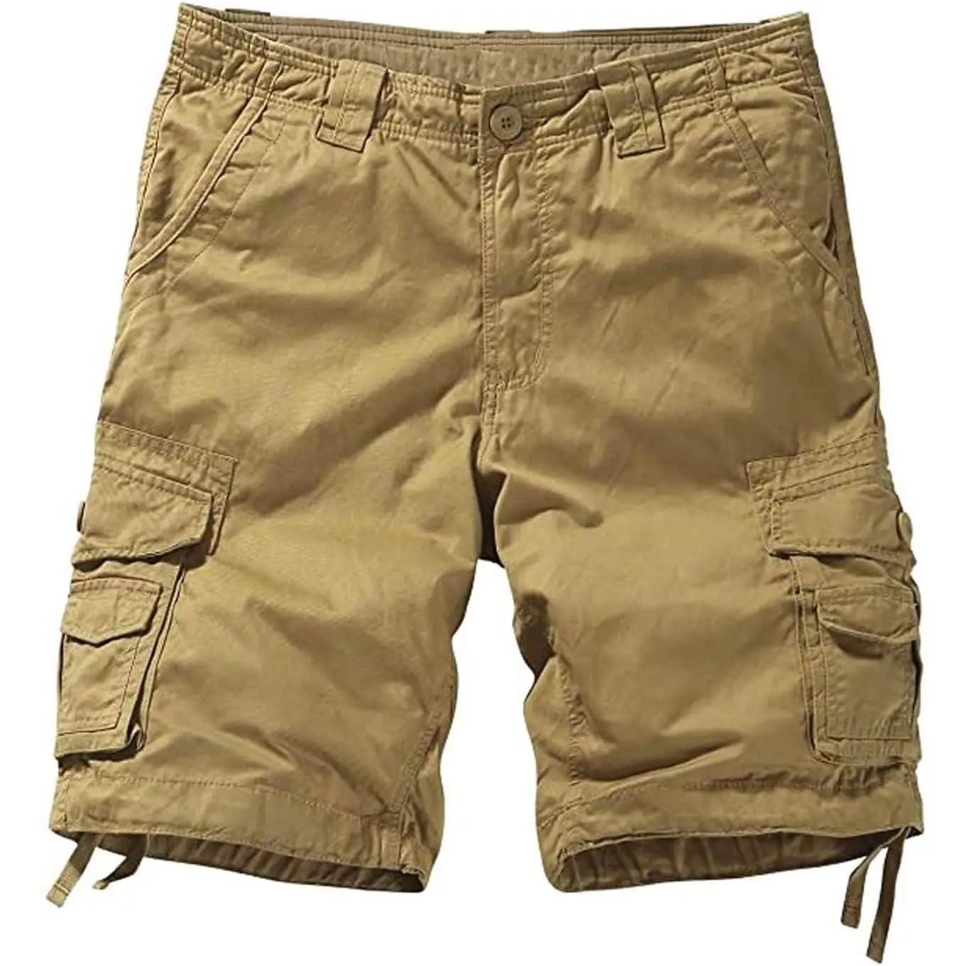 Mens Casual Cargo Shorts Walking Shorts Combat Shorts Cotton Solid