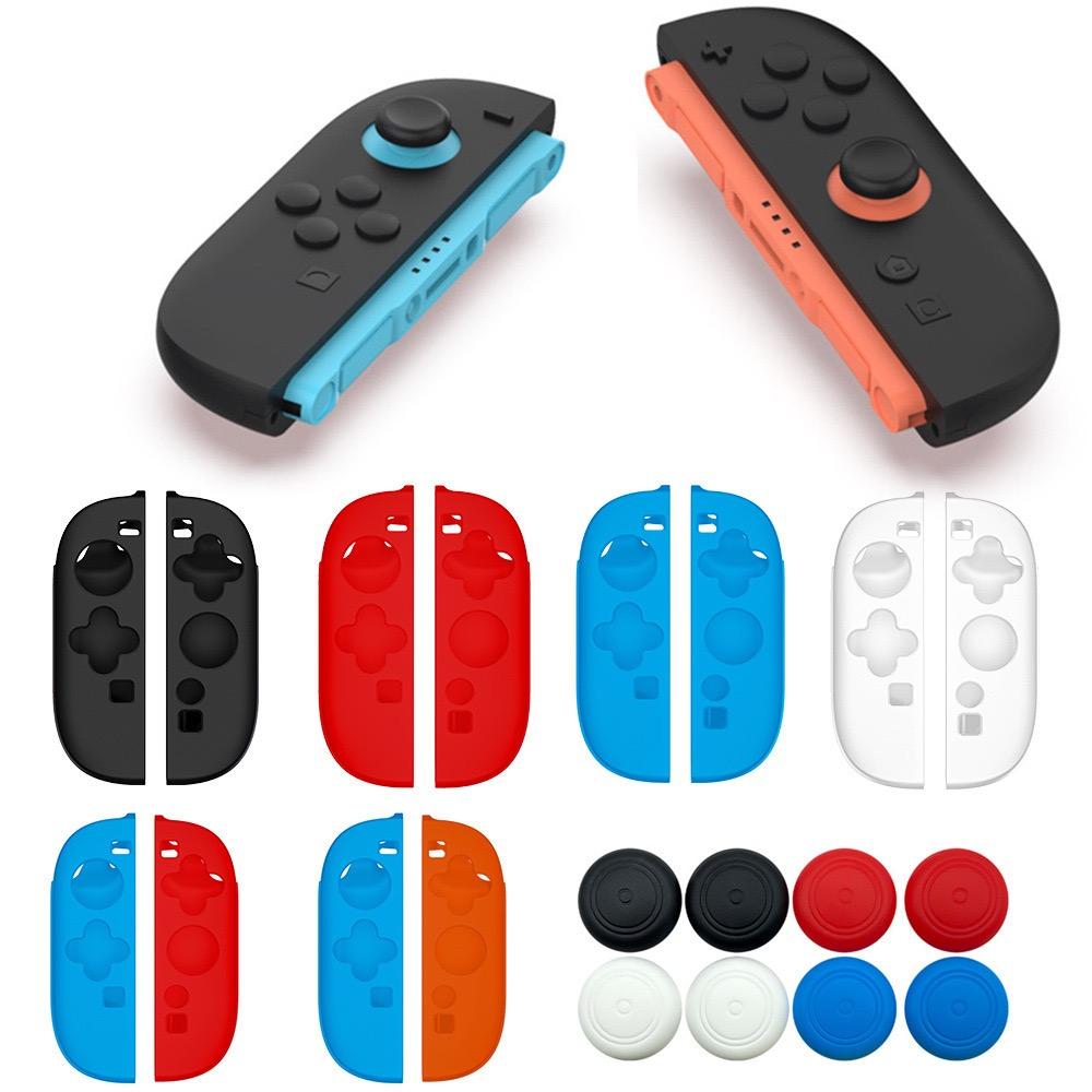 Switch 2nd Generation Left Right Controller Grip + 2 Joystick Caps, Enhanced Gaming Experience, Durable Design, Perfect Fit