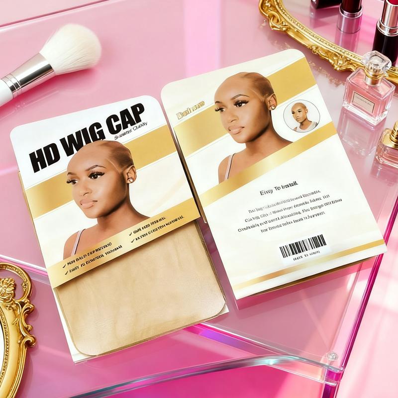 Simidola Hair HD Wig Cap 2Pcs/Pack Hiarnet Invisible Stocking For Women-1-1