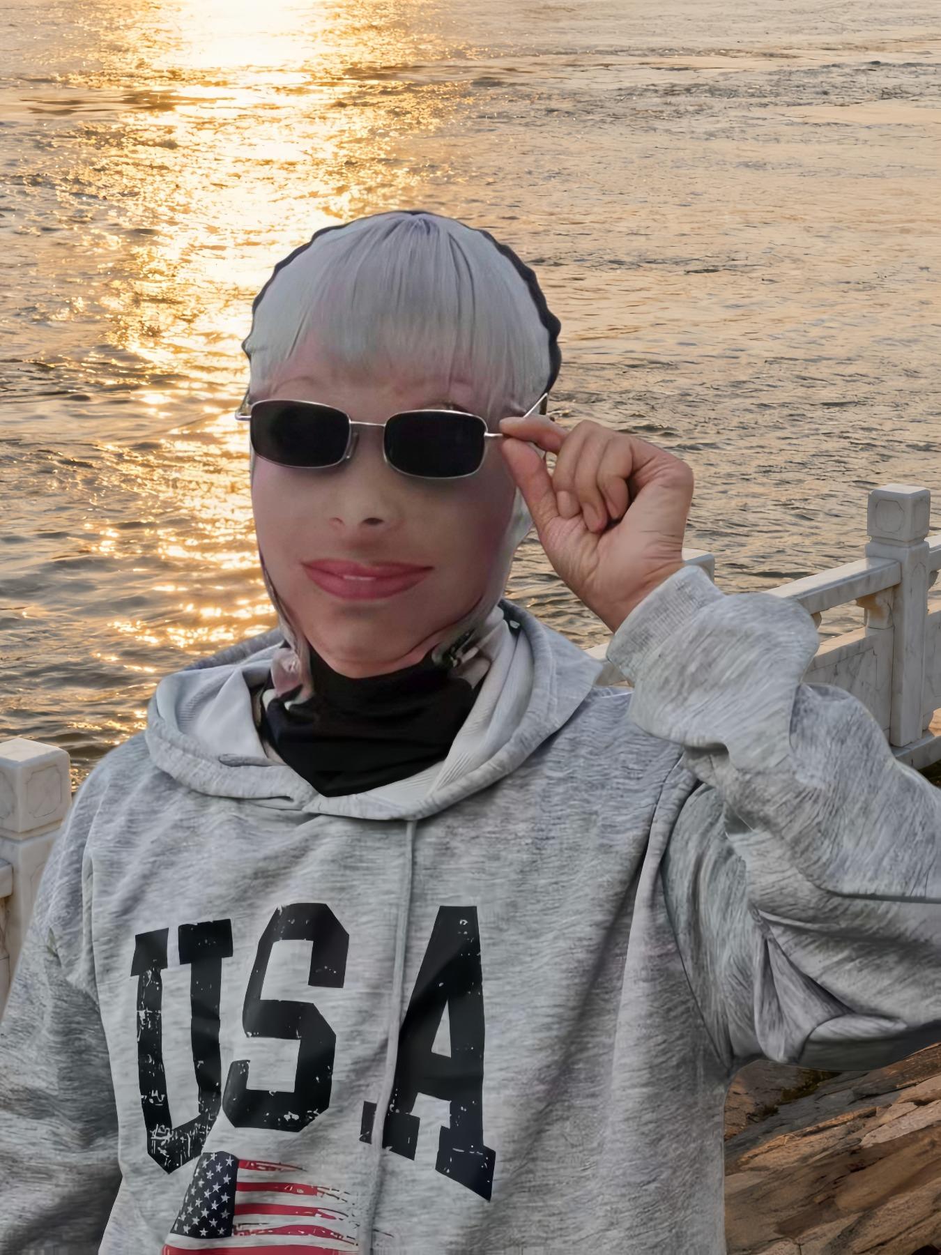 Funny Party Cosplay Masks, 3D Digital Print, Clear Image, Holiday Fun, Realistic Full Face Halloween Carnival Costume Accessories