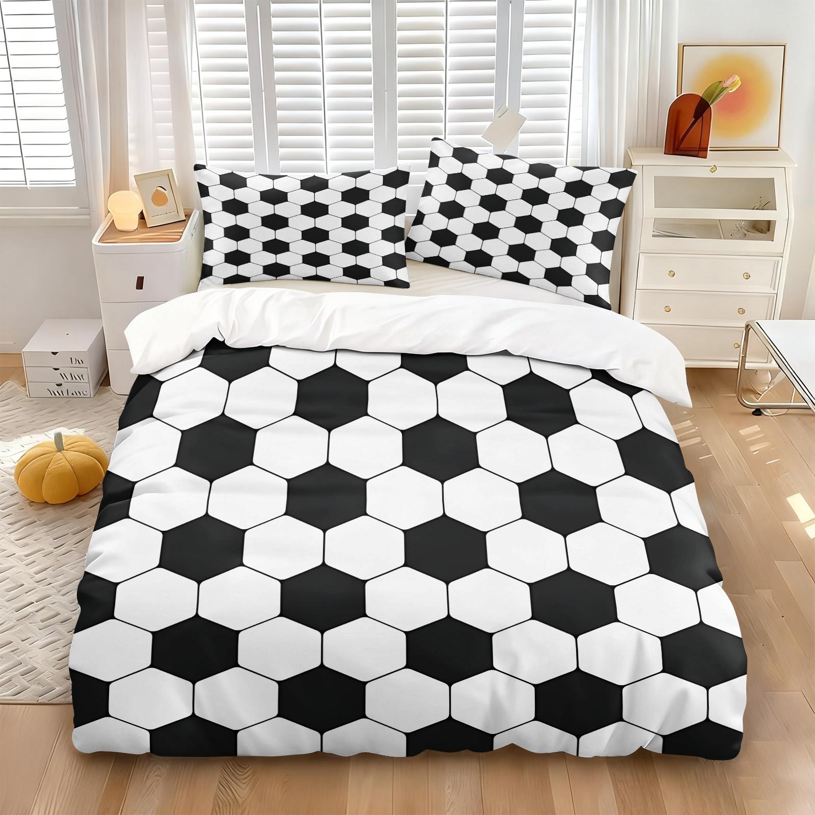 2/3 Pcs Classic Plaid Print Duvet Cover Set, Simple Modern Bedding Set, Soft Microfiber with HD Digital Print and Zipper Closure, Wrinkle Resistant, Perfect for Bedroom, Dorm and Guest Room Decor, All Season Use - No Filling