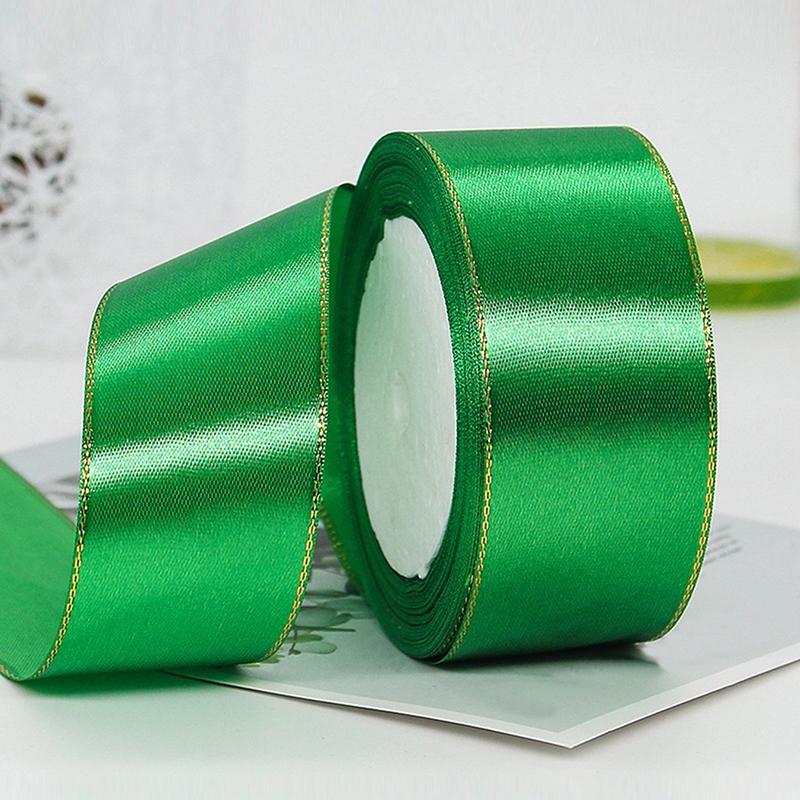 Satin Ribbon Roll, 4cm Width, Mixed Colors for Bouquet Wrapping DIY Gifts, Wedding Birthday Party Decoration