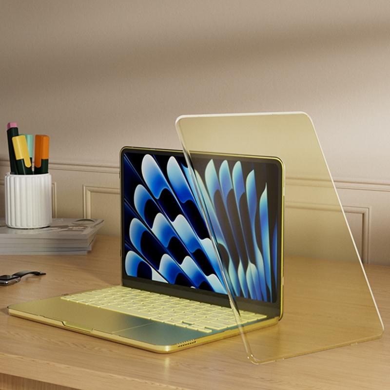 2026 New MacBook Neo 13-inch Scratch-Resistant Case, Model Neo-A3404 A18 Pro, available in four colors: Pink, Indigo, Citrus Yellow, and Crystal White, Neo Laptop Case