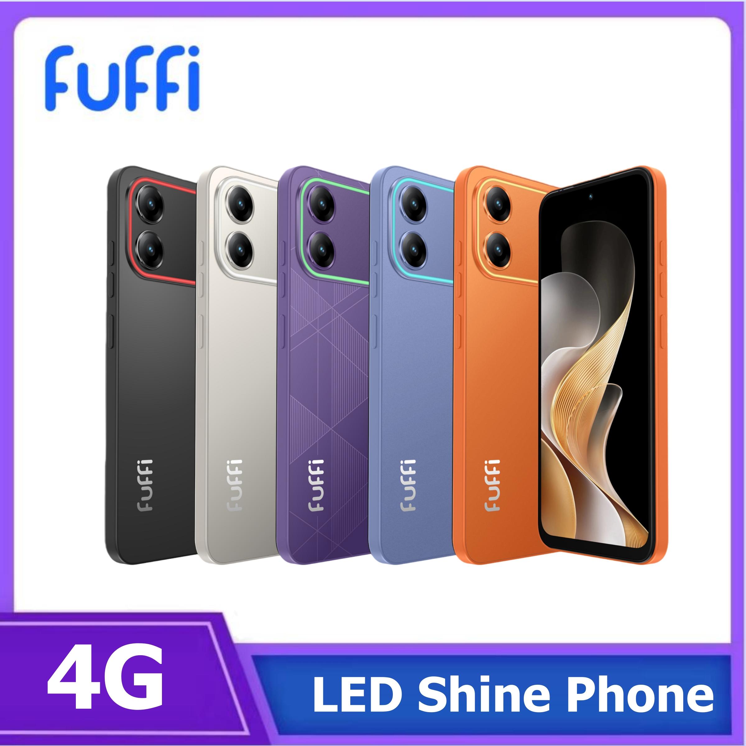 FUFFi LED Light-Up Smartphone - 6.67-Inch Display Phone, 4GB RAM + 64GB/32GB ROM - 5MP+16MP Camera, 4400mAh Battery - Android 12.0 OS, Dual SIM, Type-C Charging, Android Cell Phone