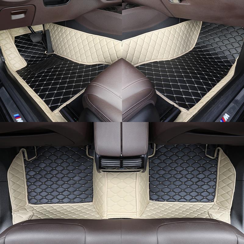 LHD PU Leather Car Floor Mats For Camaro 2010~2015 Carpets Rug Foot Pads interior Accessories detachable specialized leather mats, waterproof and thickened easy-to-clean mats, dirt-proof protection for car interior items, not for sale in the UK