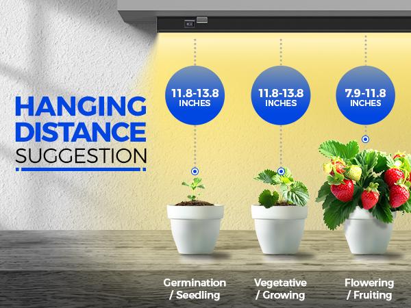 Barrina T5 Grow Lights with Black Cover, 4FT 160W (8 X 20W) with Magnetic Design, Full Spectrum, Plug and Play, Linkable, Yellow, 8 Packs