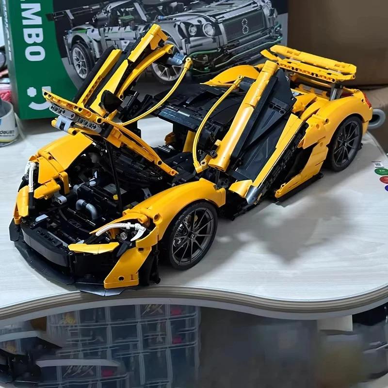 3893Pcs Technical Building Blocks 1:8 Compatible 42172 McLaren P1 Moc Bricks Model for Adults Sports Car Toys for Boy Christma Gifts