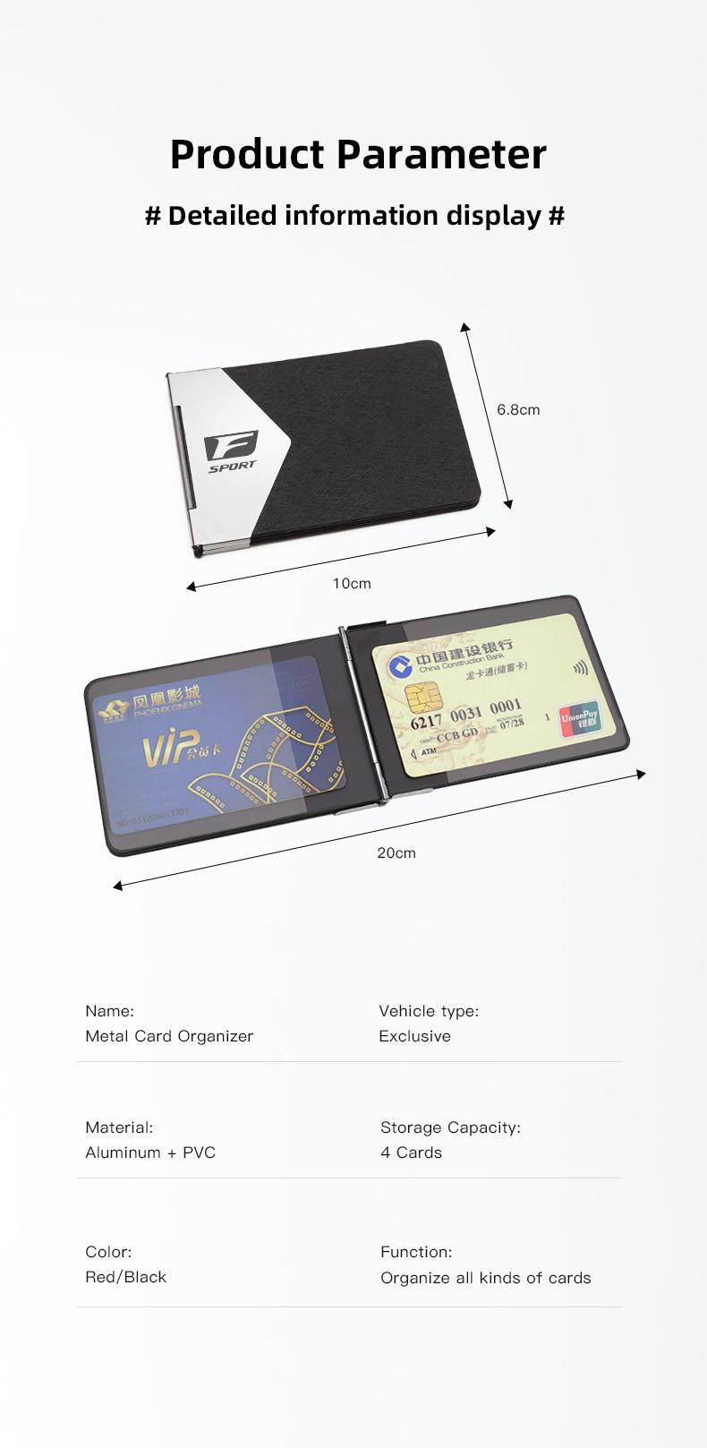 Car Driver License Wallet ID License Storage Bag Credit Card Holder For Lexus F-SPORT ES RX NX LS UX LM LX GX LC RZ IS CT GS RC HS SC TX LBX IS300 RX350 LS500 LX600 NX260 CT200
