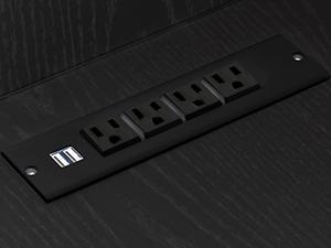 Yitahome L Shaped Desk with Power Outlets & LED Lights & File Cabinet, 55" Corner Computer Desk with 3 Drawers & 3 Storage Shelves, Home Office Desk with Bookshelf