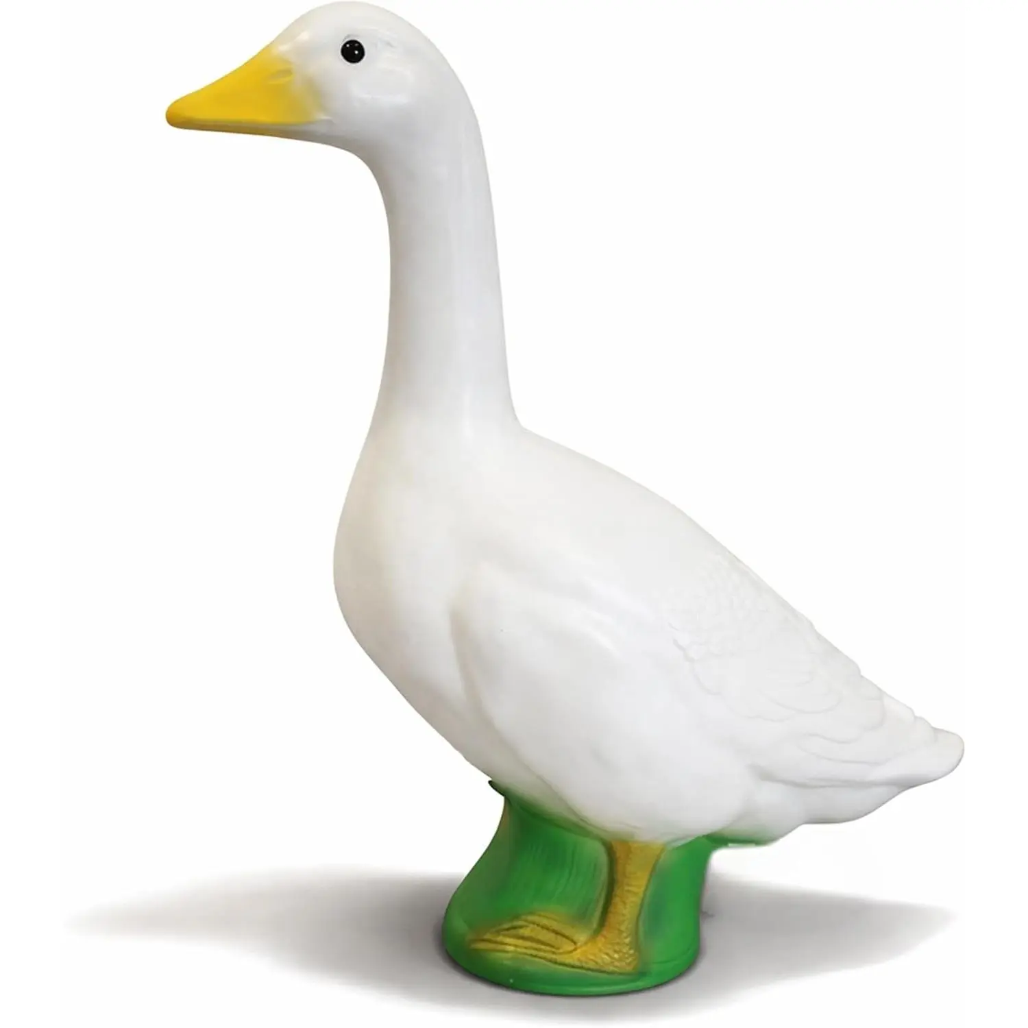 Goose Outdoor Lawn Statue, 23" Tall Plastic Animal Figurine for Patio, Garden Decor