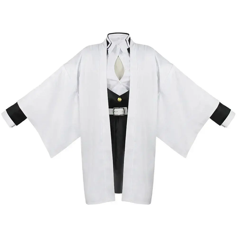 Anime Kimono Kanroji Mitsuri Cosplay Costume Kisatsutai Sexy Women Halloween Clothes