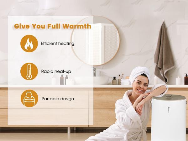 Towel Warmers, Portable Towel Warmer for Bathroom, Heated Towel Bucket with 4 Timer, Auto Shut Off, Hot Towel Warmer for Towel, Blanket and PJ’S, Gift Cozy