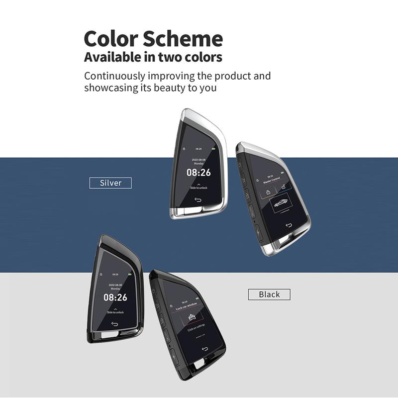 New UI Interface MFi Function Modified Universal Boutique Smart Remote Car Key LCD Screen Truck