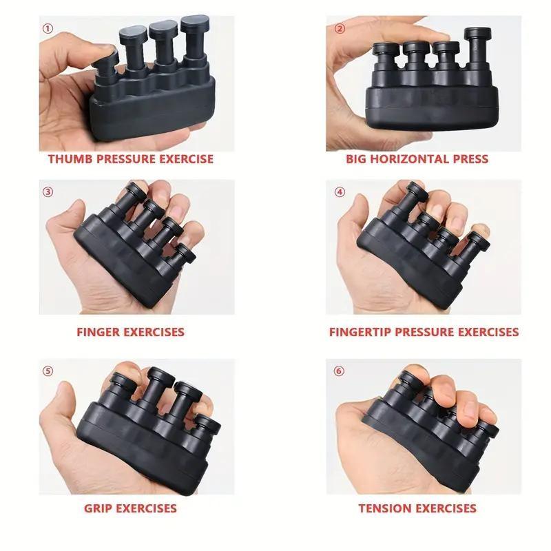 Finger Exercise Trainer, Finger Strengthener, Grip Strength Training Device, Guitar Finger Strengthening Tool, Hand Strength Enhancer