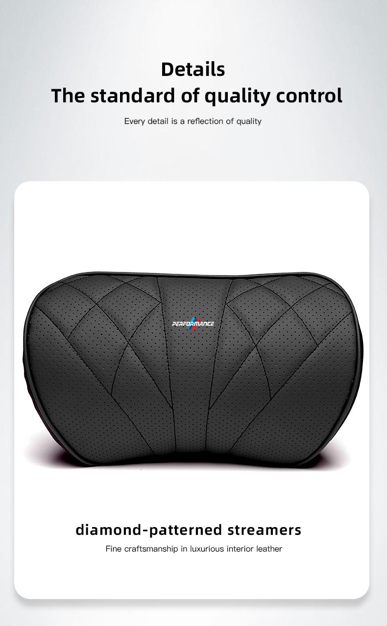 Car Memory Foam Headrest For BMW Performance F25 F26 F15 F16 E90 E91 E92 E60 E84 G22 G32 F13 F36 G30 G20 G11 G12 F80 F82 F90