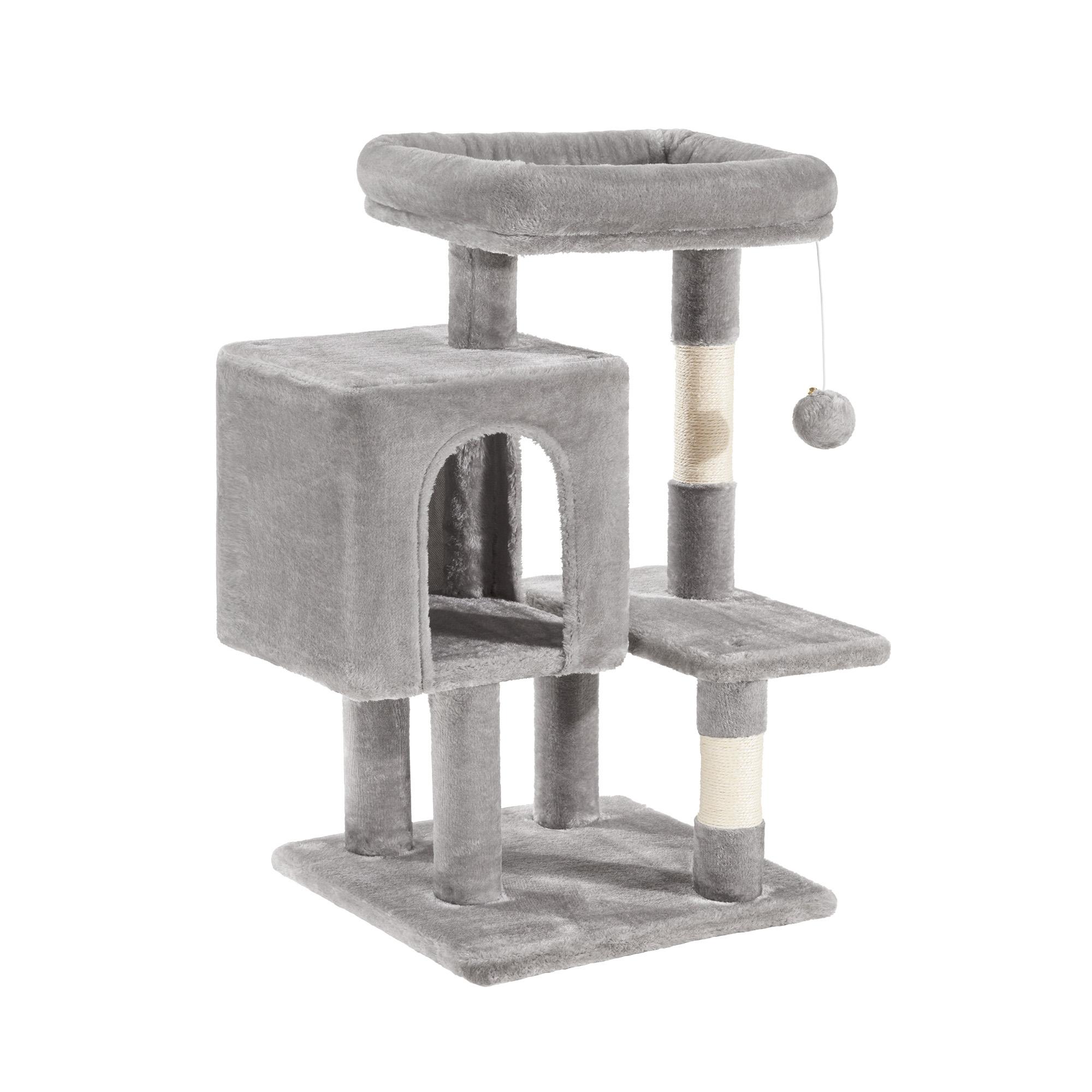 MUTICOR 29in Cat Tree with Plush Toy Ball, Luxury Cat Condo & Sisal Scratching Post for Indoor Cats, Pet Furniture for Kittens/Small Space#TikTokShopBlackFriday #ChristmasGifts MUTICOR 29in Cat Tree with Plush Toy Ball, Luxury Cat Condo & Sisal Scratching Post for Indoor Cats, Pet Furniture for Kittens/Small Space#TikTokShopBlackFriday #ChristmasGifts