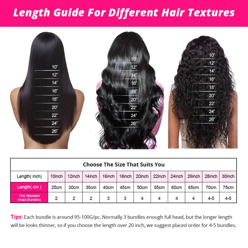 Ishow Bone Straight Hair Bundles/Body Wave Human Hair Bundles P4 27 Highlight Hair Bundles 30Inch Quick Weave Extensions 4*4/2*6Lace Closure With Human Hair