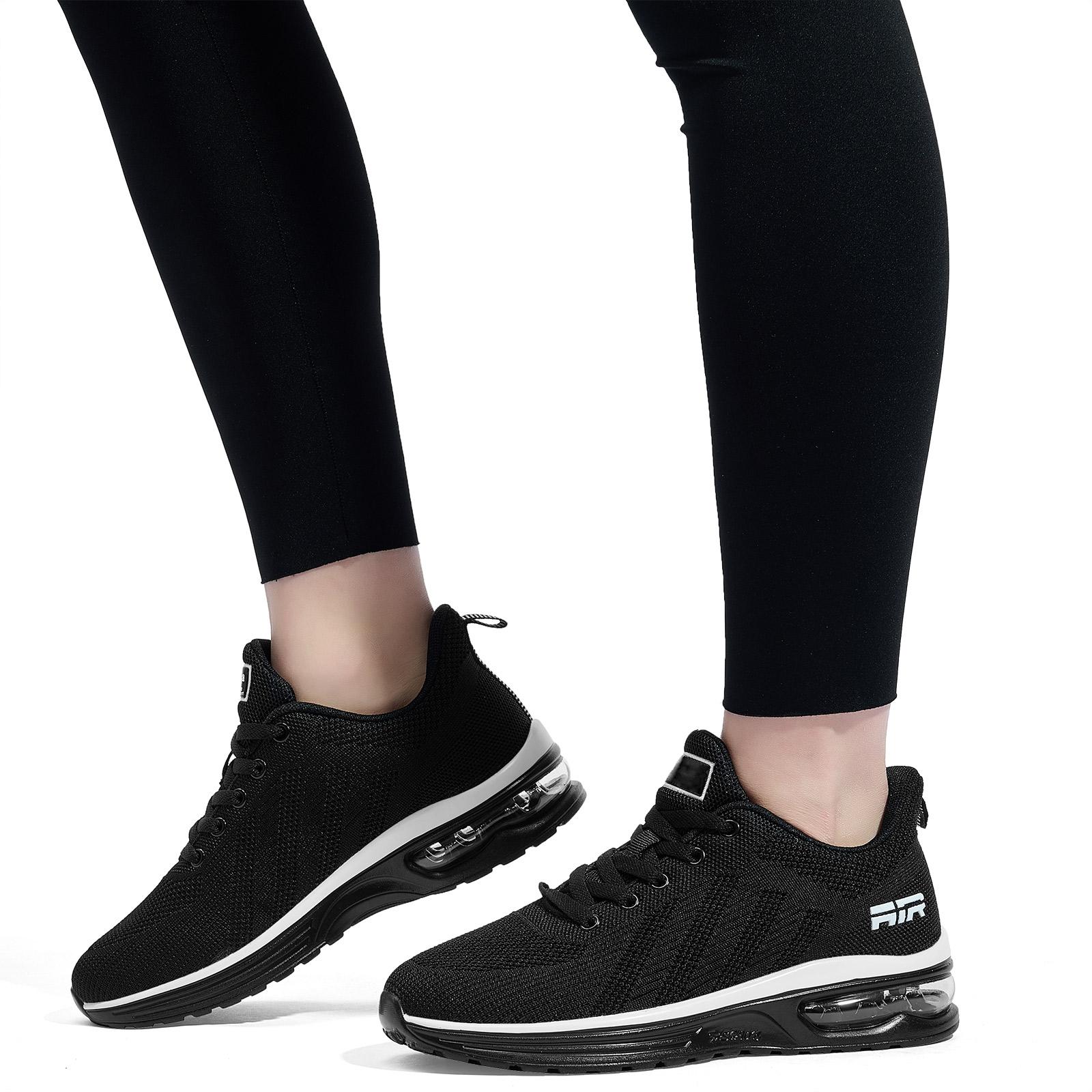 Womens Air Running Shoes Womens Walking Shoes Lightweight Women Sneakers Air Cushion Tennis Shoes for Gym Workout Sports Speed Cleats Exercise Speed Cleats Exercise Training Outdoor