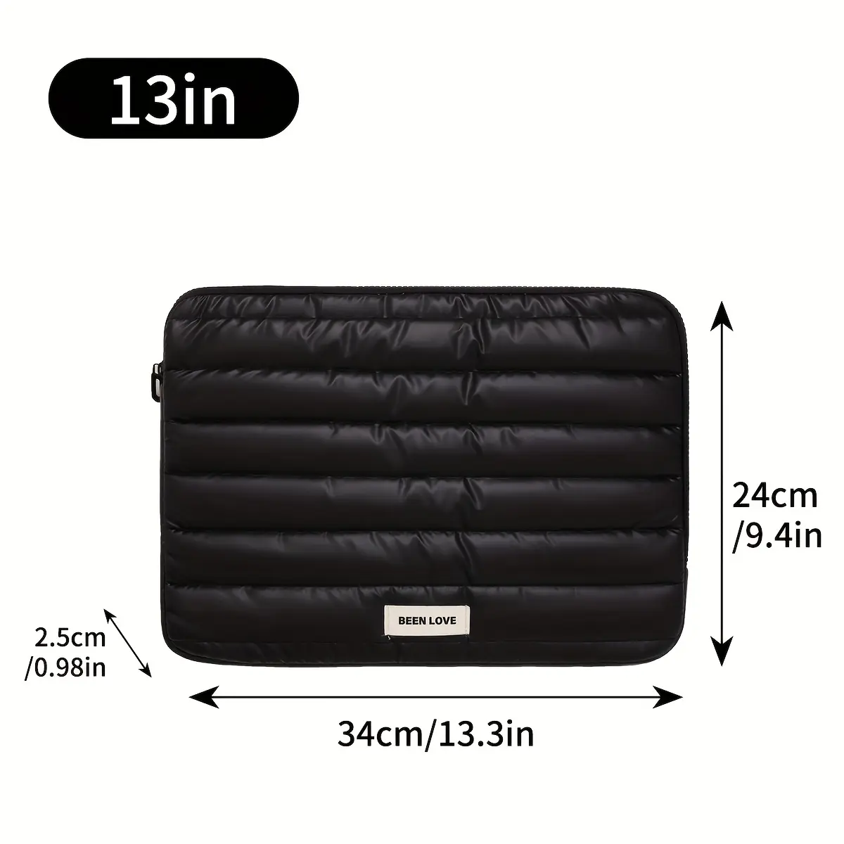 Portable Laptop Bag with Zipper, Shockproof Tablet Protector, Multi-Functional Laptop Briefcase, Lightweight Tablet Case, Ideal for Business Travel, University, Office, Lightweight Computer Bag