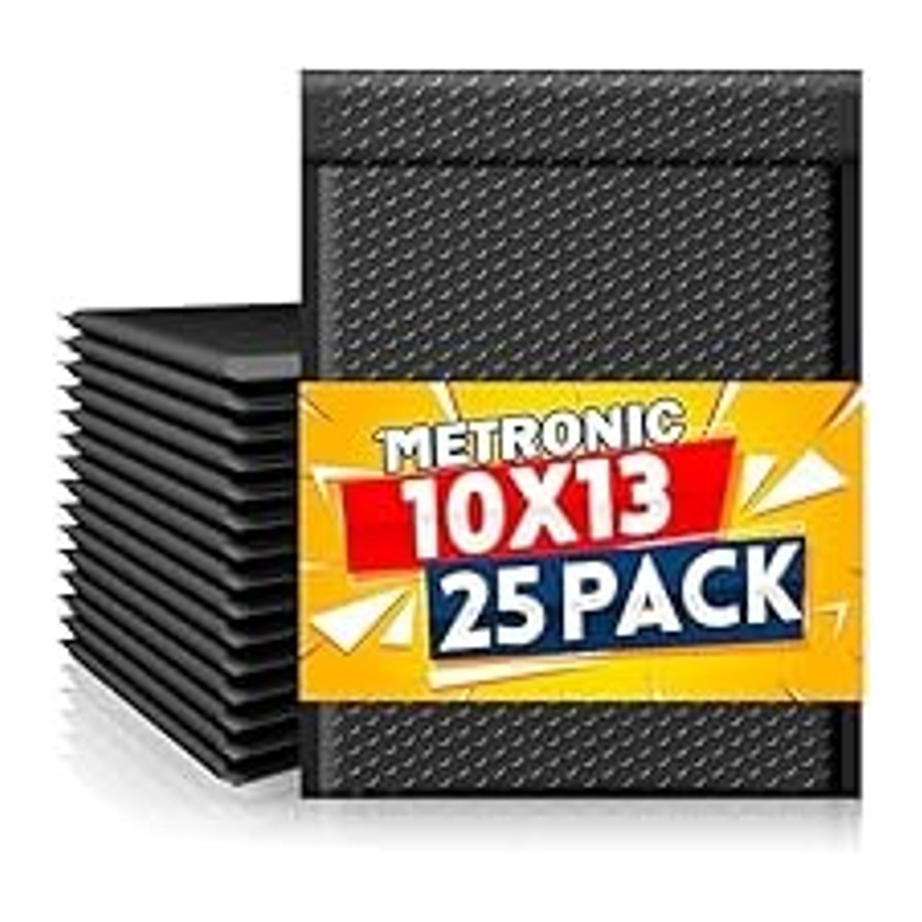 Bubble Mailers 8.5x12" 40 Pack Black Padded Envelopes Usable Size 8.5 x 11" Strong Adhesion Bubble Envelopes Medium Mailing Envelopes Bubble Padded for Small Business Shipping Books Clothes