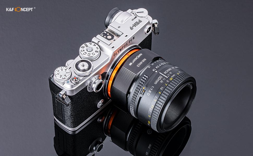 K&F Concept Lens Mount Adapter, Contax/Yashica (C/Y) Lens to Sony Alpha NEX E-Mount Camera