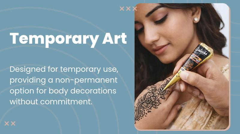 3 Pcs Henna Tattoo Paste, Temporary Waterproof Body Art, Henna Design Cream, Ideal for Creative Body Design #TOP PICKS