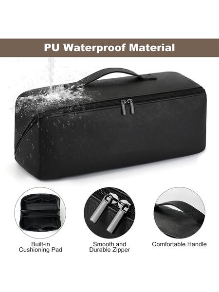 Hair Tools Travel Bag, Waterproof Portable Open Flat Travel Bag for Dyson/Shark Hair Dryer, Hair Styling Tool Storage Bag