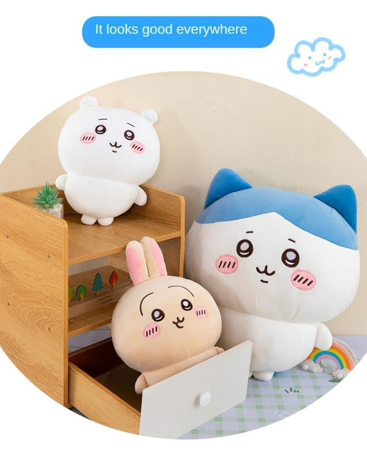 20-30CM Cartoon Usachi Chiikawa Doll Jiikawa Chikawa Series Doll Hachi Self-deprecating Bear Plush Toy Pillow Children's Gift