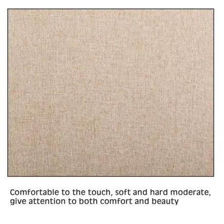 [TikTokShopBlackFriday]Hertford Upholstered Linen Blend Accent Chair With Wooden Legs And One Pillow