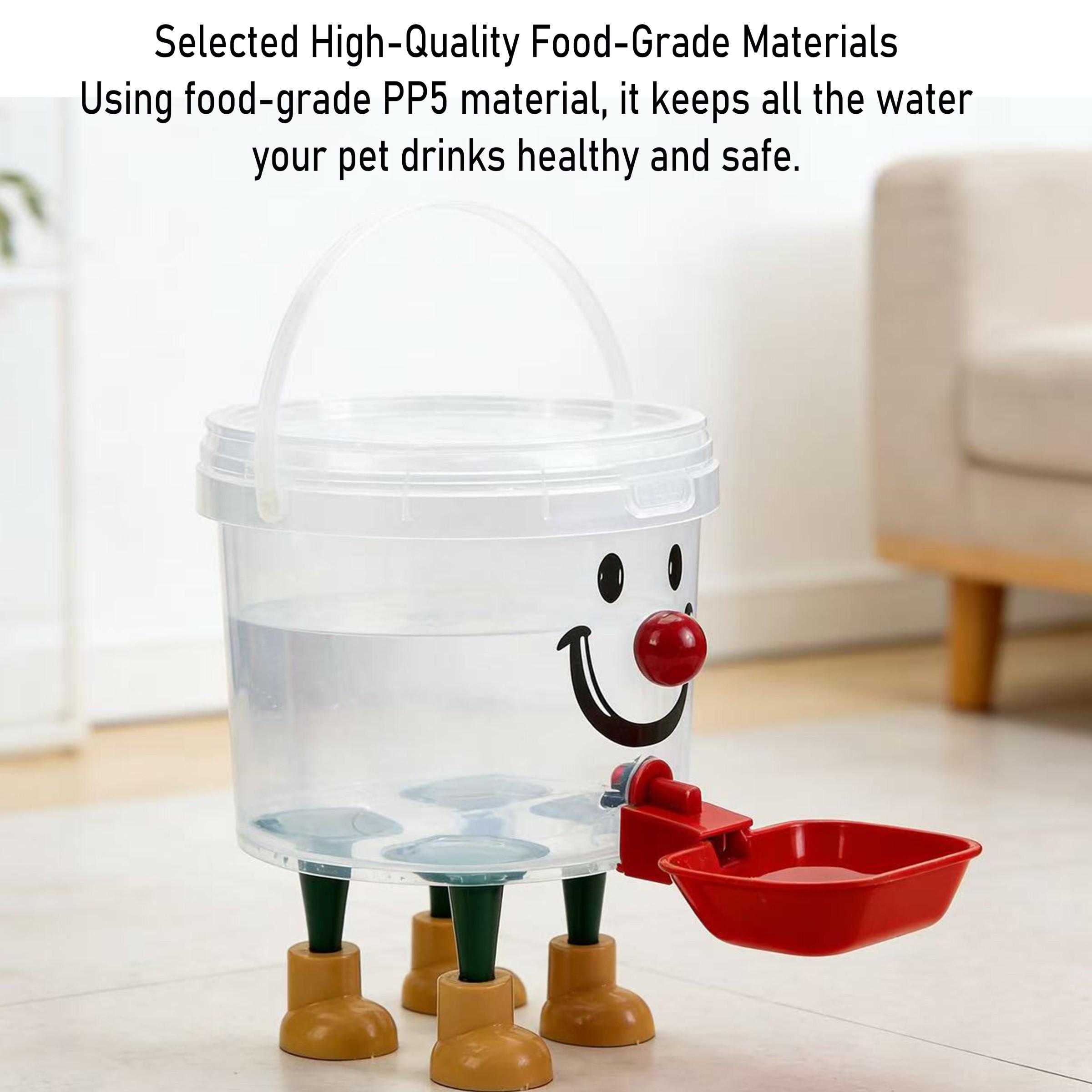 Automatic Watering Machine, Pet Water Dispenser for Cats and Dogs, Dust-Proof Lid, Anti-Backflow, Ideal for Travel