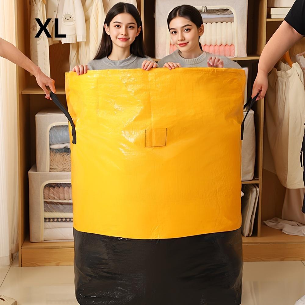 Heavy-Duty Moving Bag with Handle & Safety Drawstring Closure, Large Capacity Foldable Storage Organizer for Travel, Home, Dorm Essentials, Space Saver Bags Heavy-Duty Moving Bag with Handle & Safety Drawstring Closure, Large Capacity Foldable Storage Organizer for Travel, Home, Dorm Essentials, Space Saver Bags
