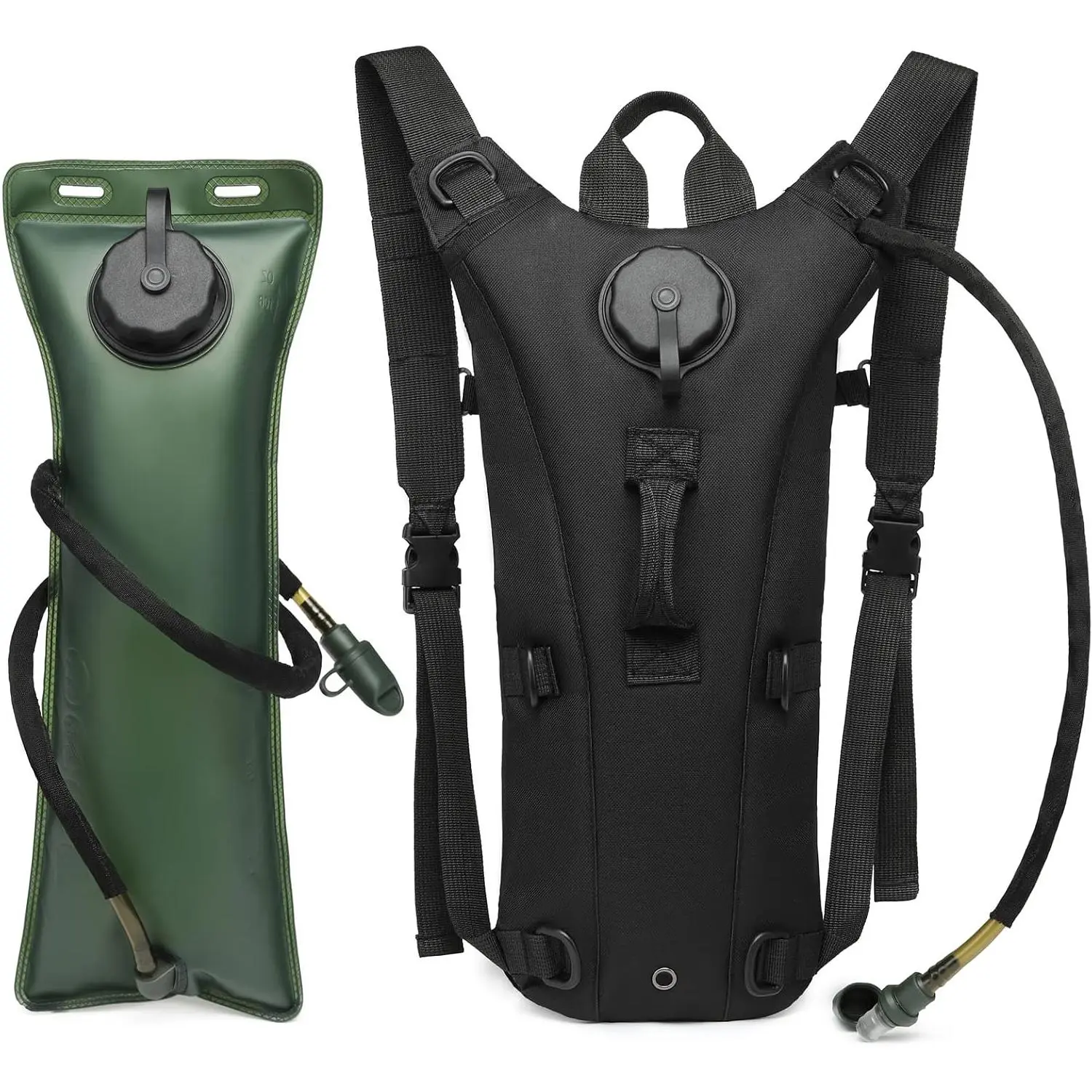 3L Hydration Backpack with Water Bladder Lightweight Oxford Hydration Pack Cycling Hiking Running Water Backpack for Outdoor Sports Men Women