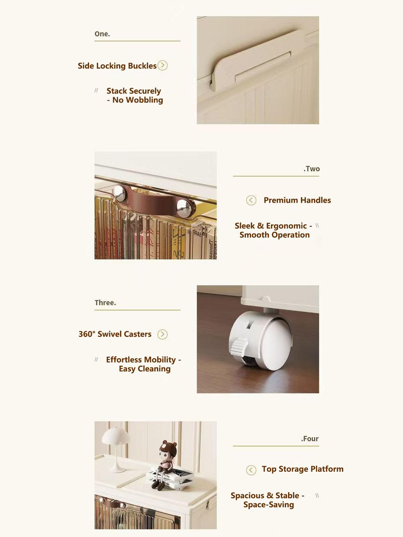 Multi-Layer, Multifunctional Storage Cabinet, Home Organizer Rack, Snack Box Holder, Easy Assembly, Space-Saving Design, Ideal for Kitchen & Living Room