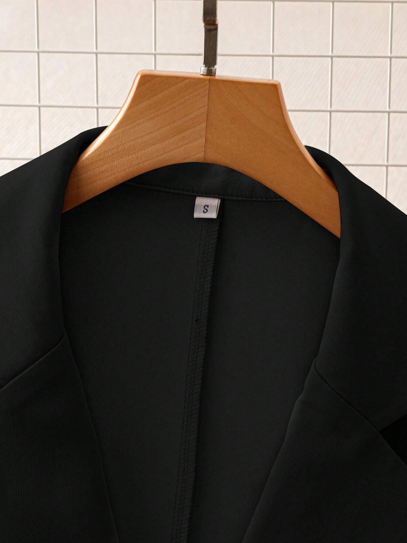 Women's Fashion Suit Vest, New Spring Autumn Casual Sleeveless Outerwear, Waist Cinching Slimming Design, Perfect for Daily Wear