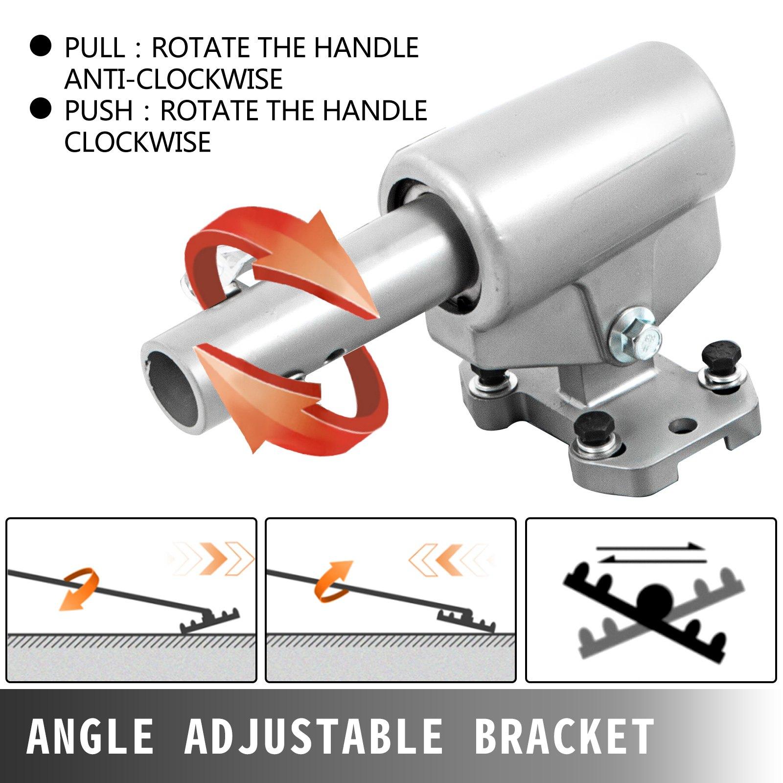 【Father's Day gift】VEVOR Bull Float Magnesium Concrete Float 48 x 8\" Round End Concrete Float Tool Cement Tool Bull Concrete Kit Bull Float with 4 Float Handle Bull Float Bracket Concrete Tools Finishing Bull Float