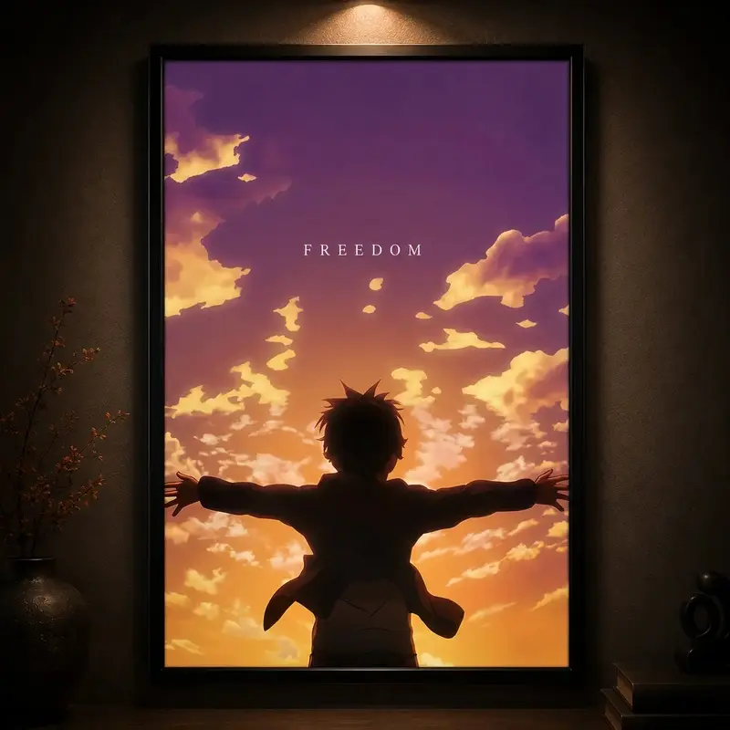 Attack On Titan Poster AOT AtrippyAnime Wall Art for Room AestheticBedroom Dorm Decor Eco-FriendlyMaterials Fade-Resistant waterproof canvas wall art exquisite poster  bedroom dorm gaming room office classic print unique wall art decoration life canvas