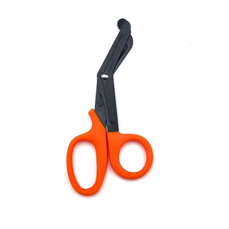 Stainless Steel Gauze Scissors, Medical Emergency Tape Cutter, Outdoor Safety Scissors, Beauty Salon Tool, Micro-Adjustment Aid