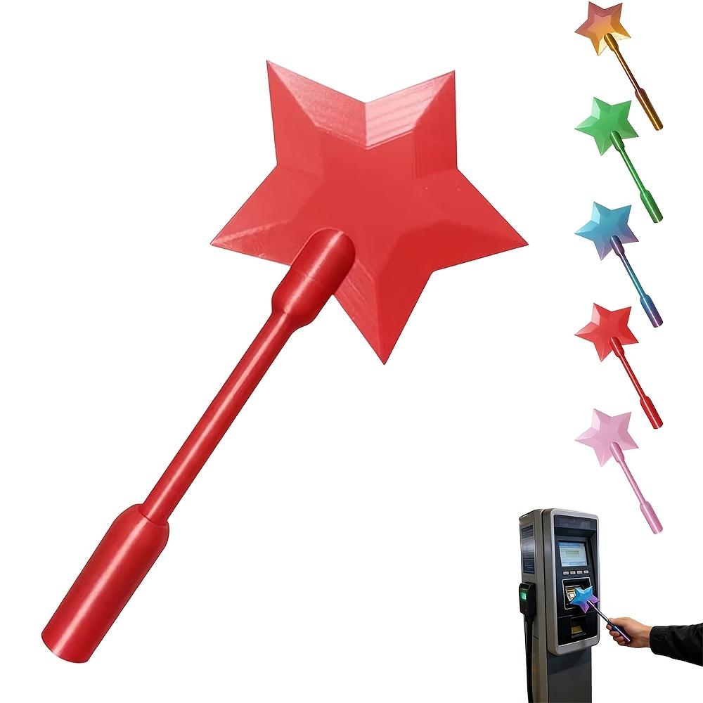 3D Printed Magic Wand Qr Code Payment, Contactless Card Holder, Party Gift, Event Prop, Starlight Magic Wand, Ideal for Card Payments