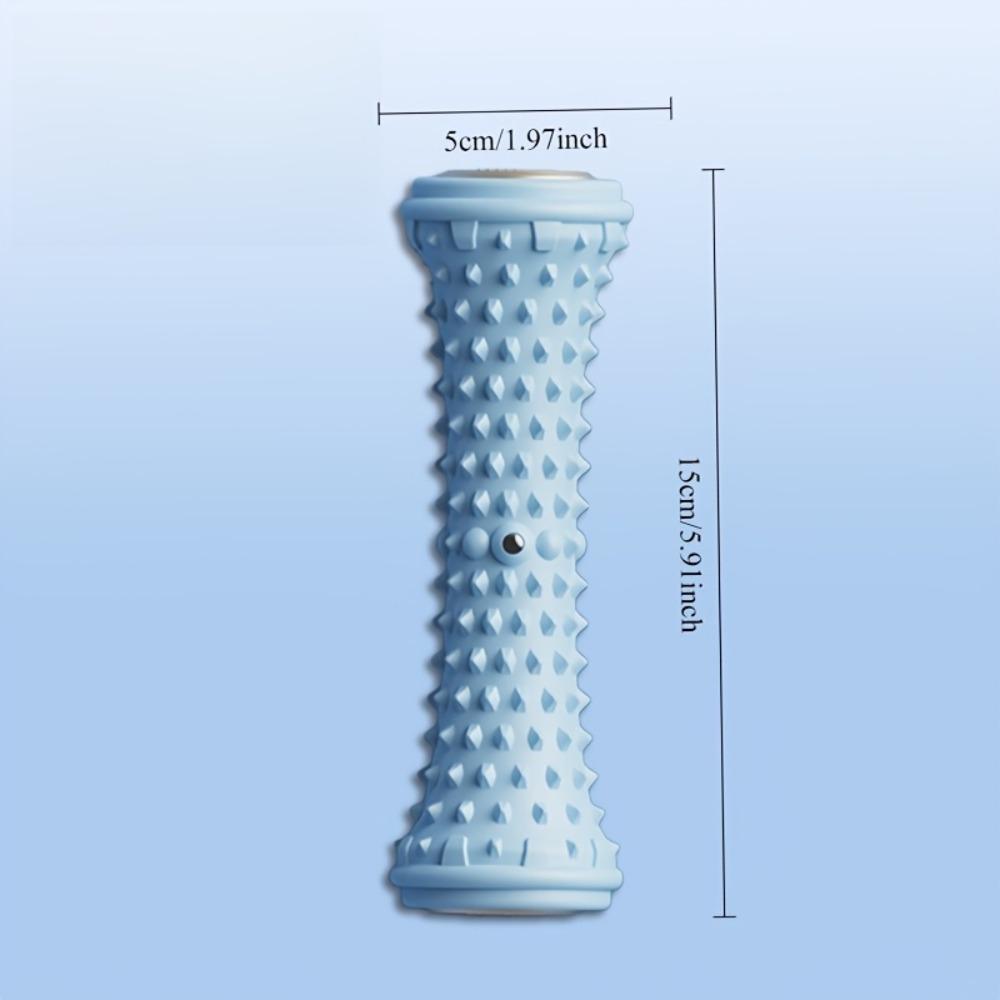 Massage roller, deep muscle massage, rough surface, medium hardness, manual fitness equipment, suitable for yoga and fitness, home rehabilitation massage, stylish design, durable structure.