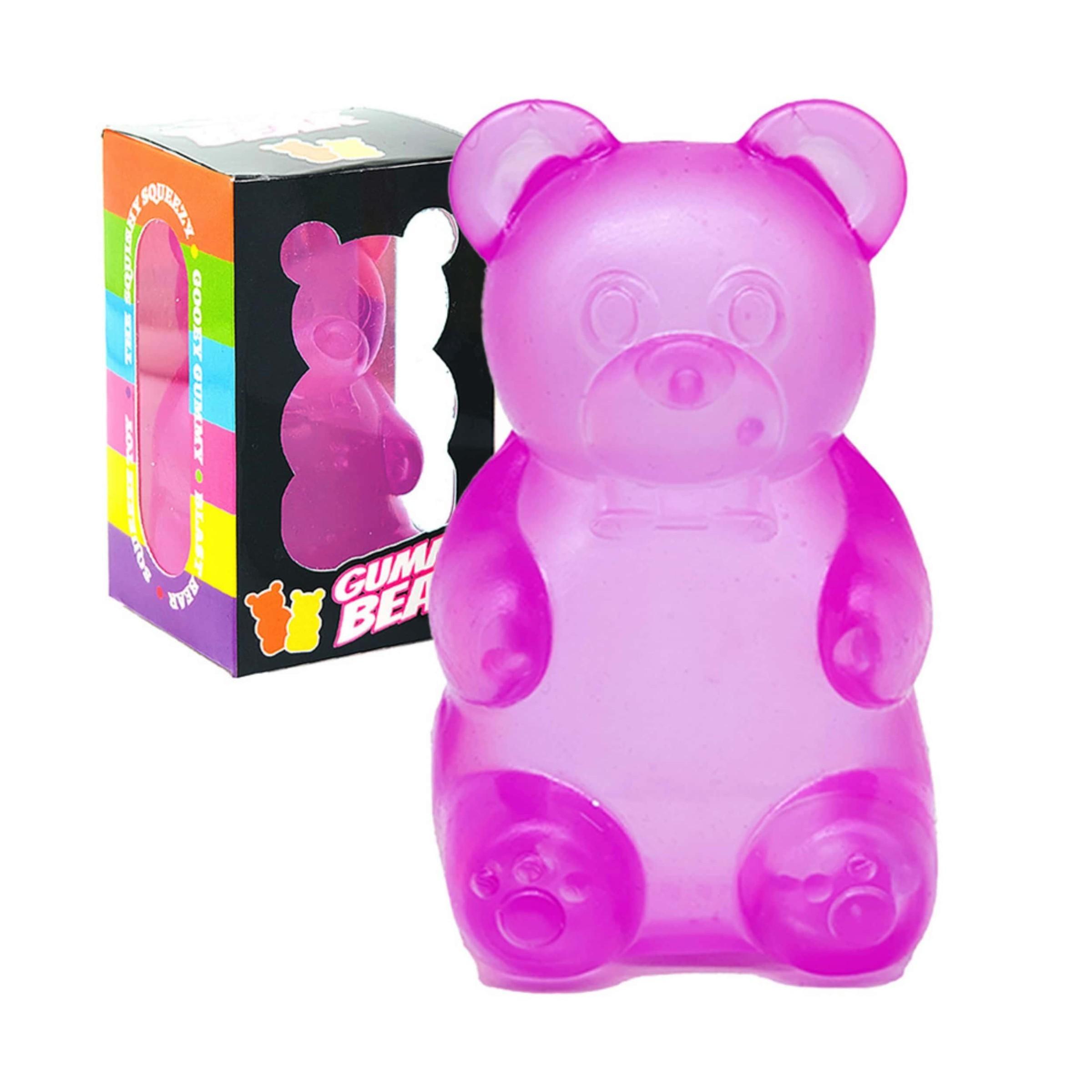 Soft Candy Bear Toy, Sugar-Filled Plush Stress Relief Toy, High-Density Squeeze Ball, Ideal for Kids and Students, Ultra Soft Pressure Release Toy