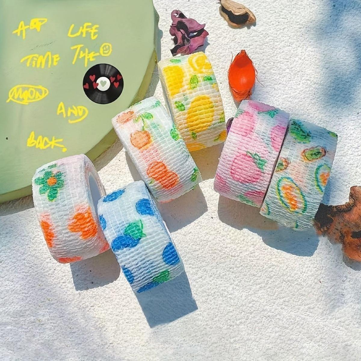Elastic Self-Adhesive Bandage for Pets, Cute Design, Multiple Sizes Available, Ideal for Ankles, Hands, Knees, Paws, Dogs, Cats