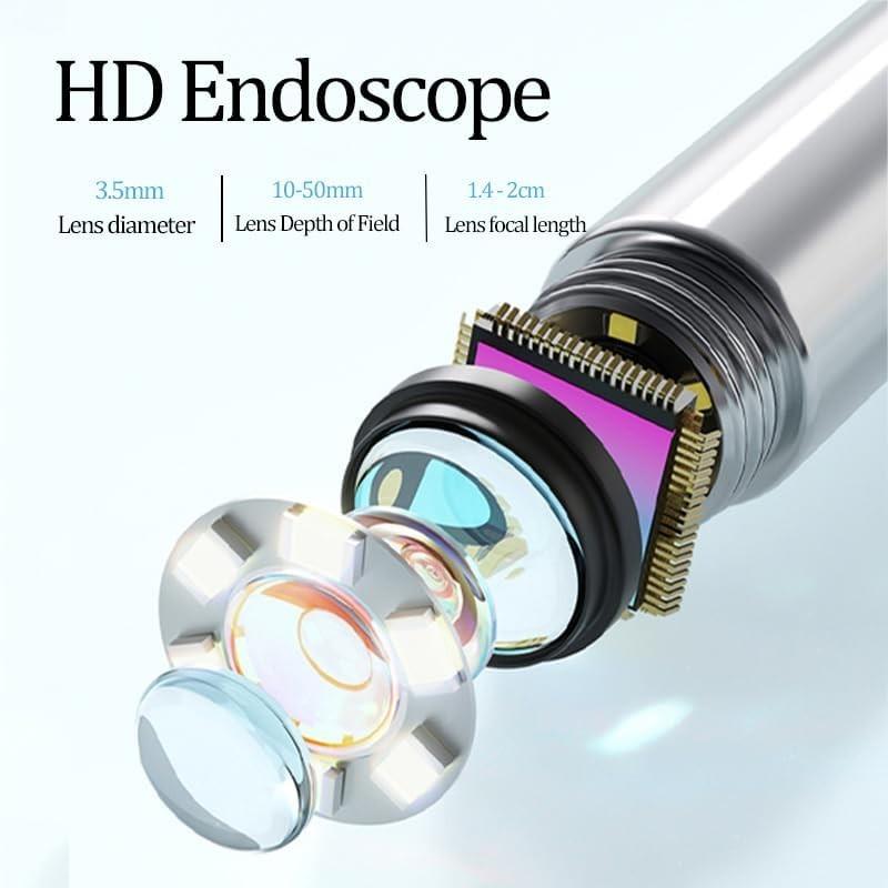 Ear cleaning tool | Visual ear pick, Ear Cleaner Camera, with 5 replaceable silicone soft tips, USB charging cable, a good gift