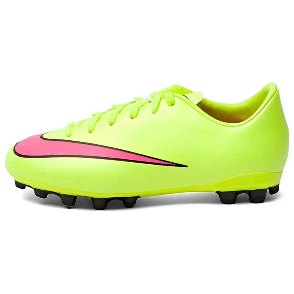 Nike Mercurial Victory 5 Jr Ag Artificial Grass Non-Slip Shock Absorption Low-Top Soccer Shoes 651637-760