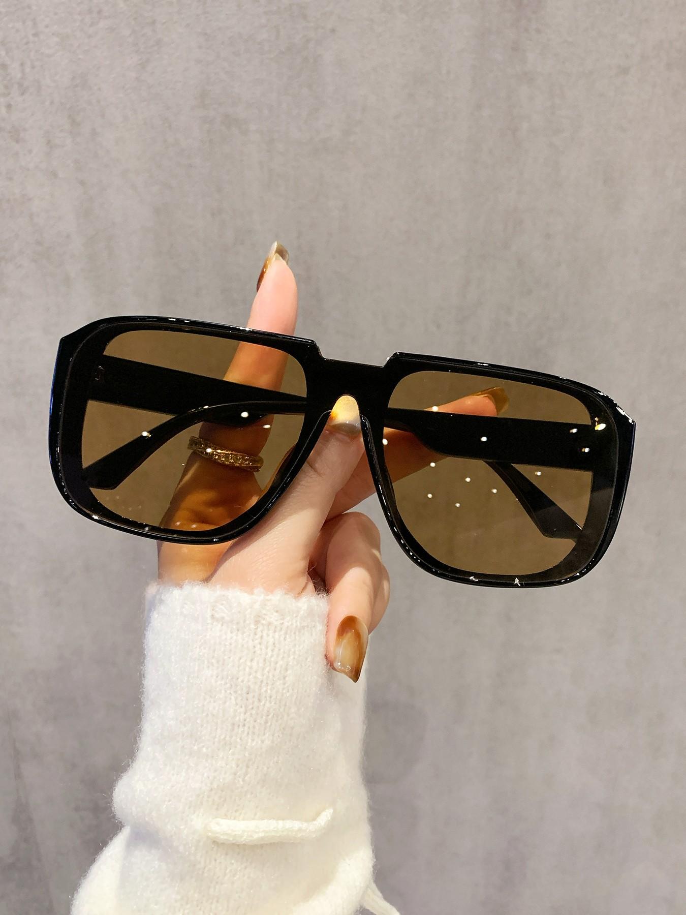 Unisex Large Frame Sunglasses, Fashionable Comfortable Eyewear, Ideal for Outdoor Activities, Parties, Travel, Driving, Fishing, Gifts