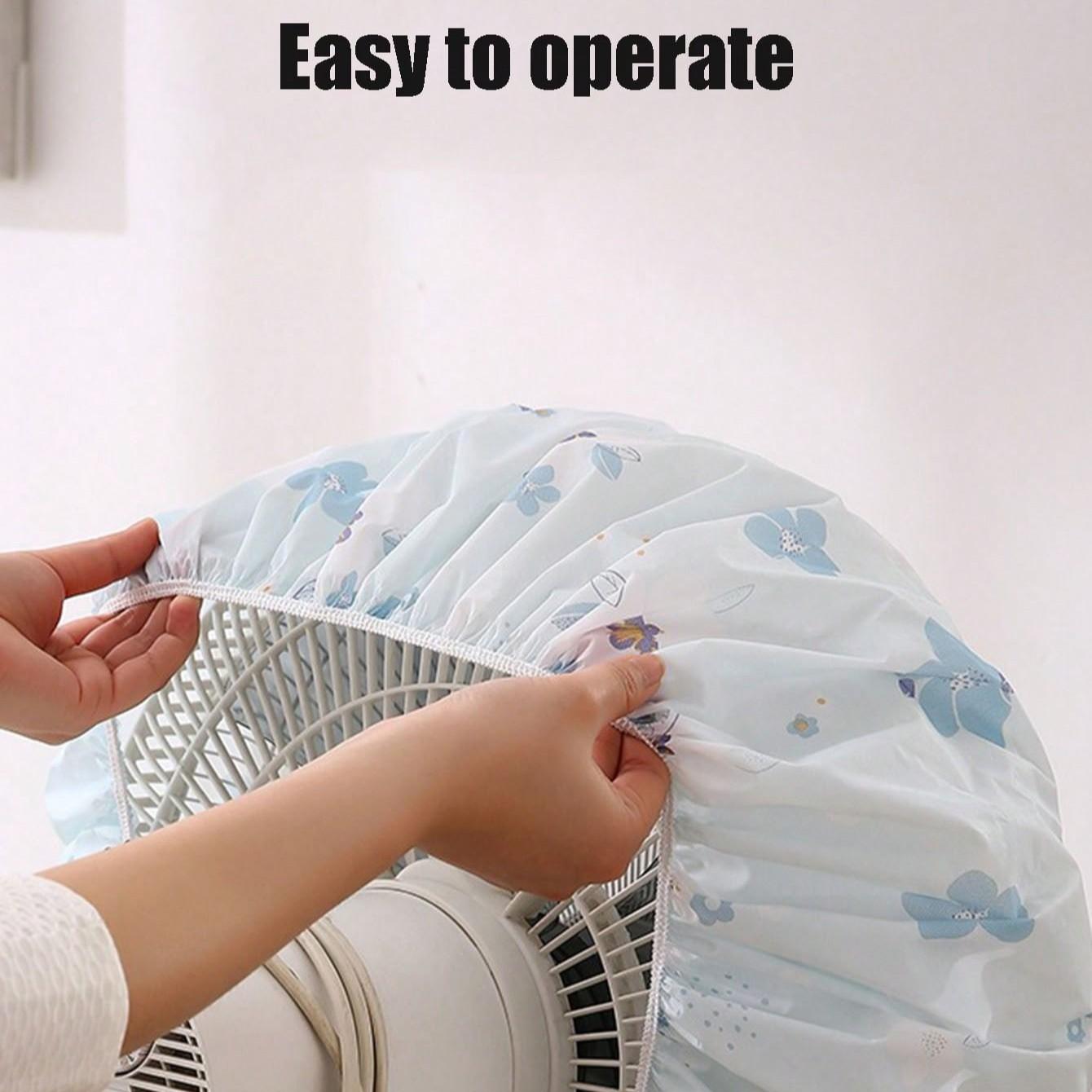 3/1 pcs-Fan Dust Cover Set, High-Strength Pe Material, Stackable Design, Fits Tabletop/floor/hanging Fans, Easy Clean, Standard Size, Home Office Storage