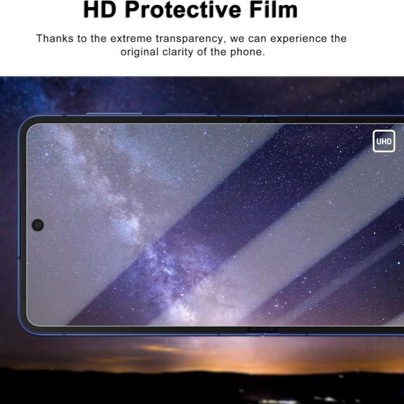 2+2 for Samsung Galaxy Z Flip5 6 7   2+2 Package Including 4 in 1 Protective Suite 2 Soft TPU Films 2 Glass Back Stick Screen Protectors High Definition Clear Anti Grease Fingerprint Full Protection