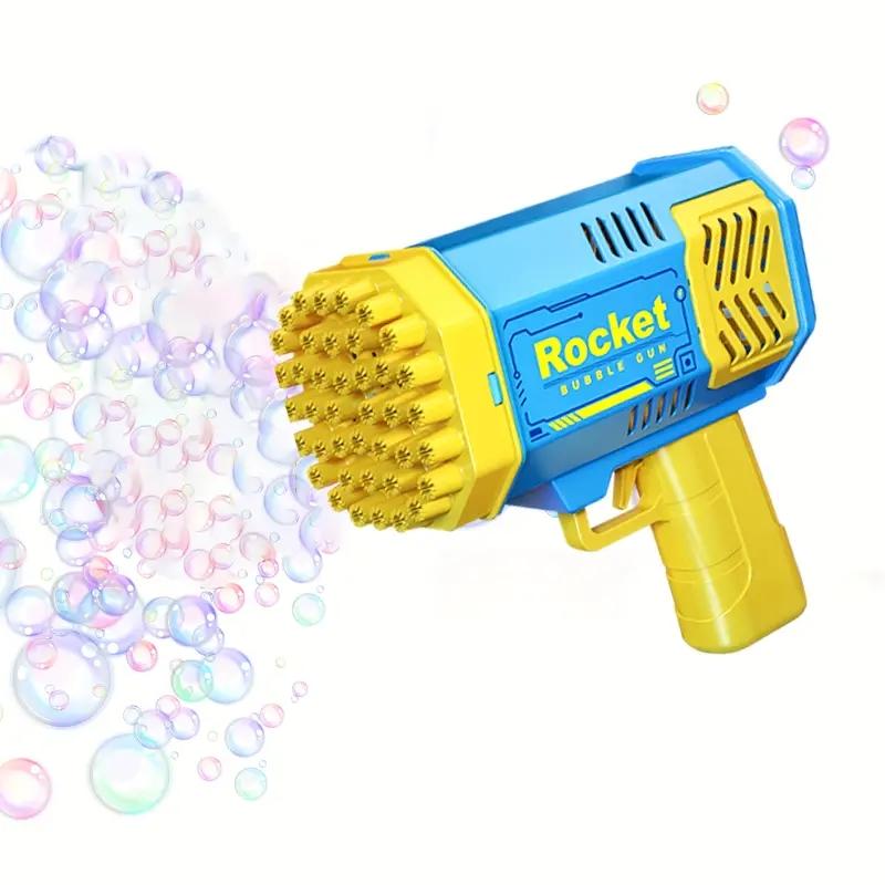 40 Hole Automatic Bubble Machine Gatling Space Outdoor Toy Rocket Launcher Bubble Blower, Fun Kids Play Equipment, Perfect for Parties & Events