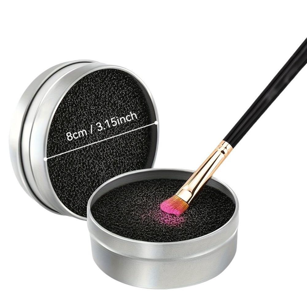5pc Pro Makeup Brush Cleaning Sponge Set, Gentle & Efficient Color Remover, Ideal for Dry Cleansing & Sanitization, Fits All Brushes