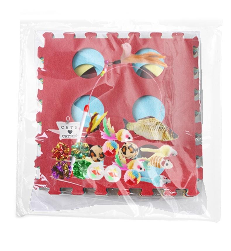 21-Piece Cat Wool Toy Set, Ideal for Multi-Cat Homes, Engaging and Interactive, Perfect for Indoor Cats, Relieves Boredom Effectively