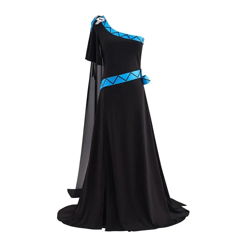 Anime Hades Megara Cosplay Costume Robe Ball Gown Hercules Costume ...